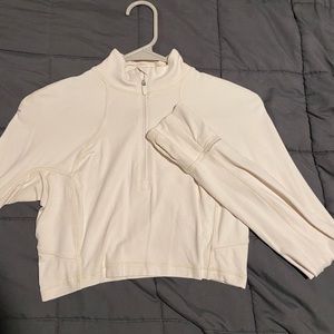 Lululemon Rulu Run cropped Half Zip